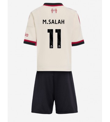 Liverpool Mohamed Salah #11 Udebanetrøje Børn 2025-26 Kortærmet (+ Korte bukser)